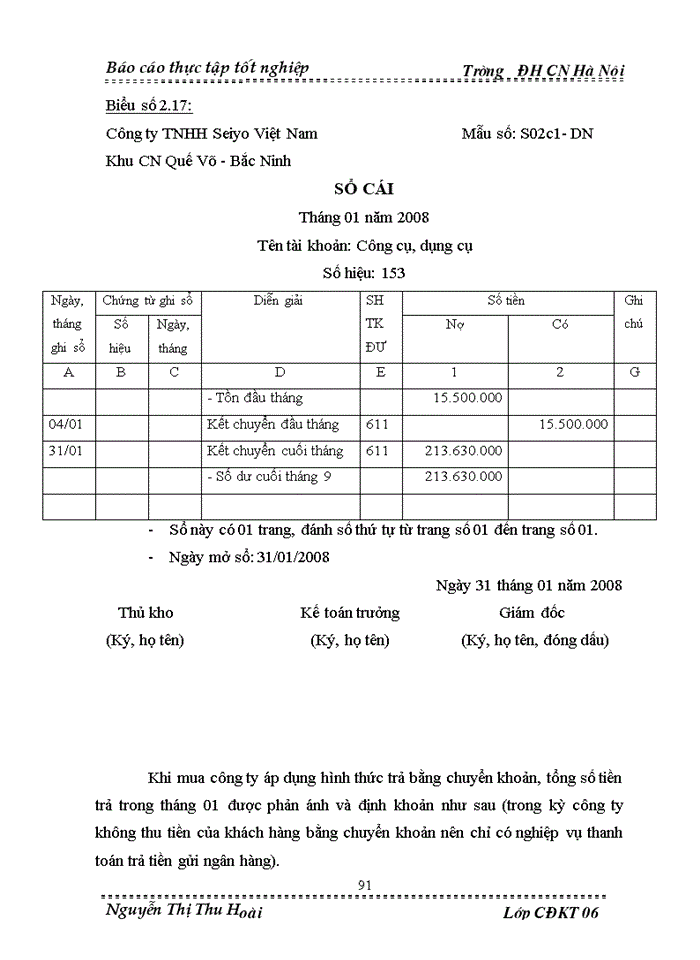 image for page Tổ chức cụng tỏc Hạch toỏn kế toỏn nguyờn vật liệu, cụng cụ dụng cụ tại cụng ty Trỏch nhiệm hữu hạn Seiyo Việt Nam