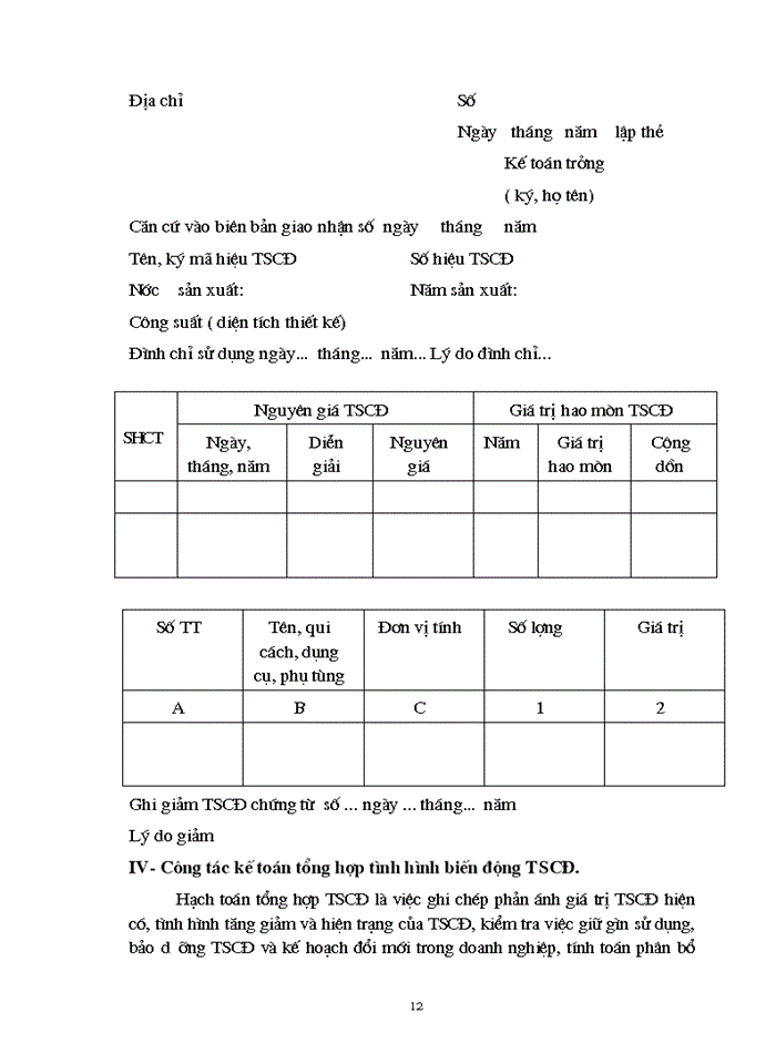 image for page Công tác kế toán TSCĐ với việc nâng cao hiệu quả sử dụng TSCĐ  tại Công Ty TNHH Đông A