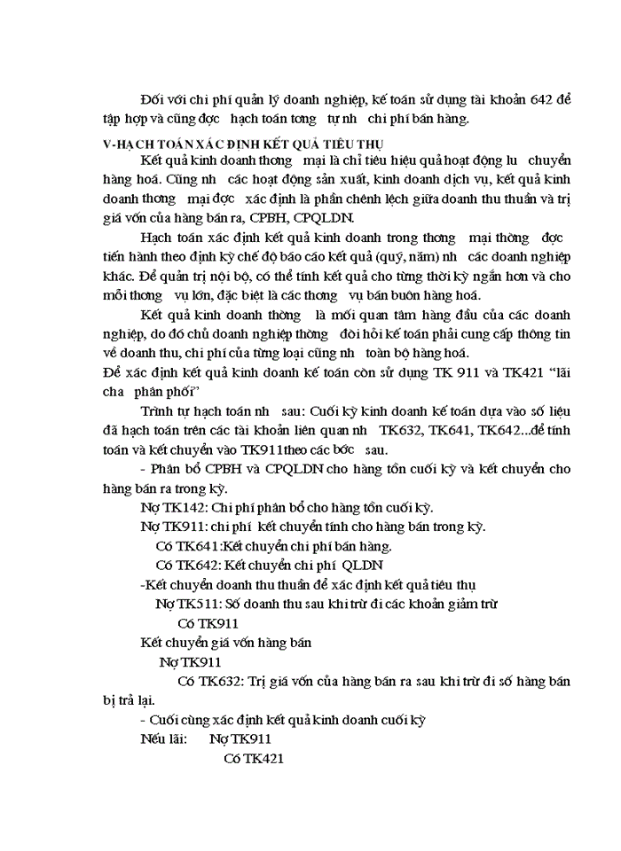 image for page Hoàn thiện hạch toán tiêu thụ hàng hoá và xác  định kết quả tiêu thụ tại Công ty Thương mại Lâm sản Hà Nội