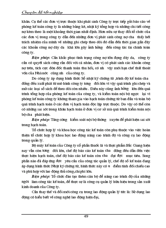 image for page Tổ chức kế toán bán hàng và xác định kết quả bán hàng ở công ty cổ phần thuốc lá và chế biến thực phẩm Bắc Giang