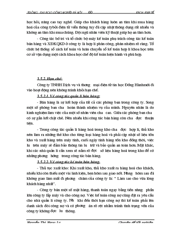 image for page Hoàn thiện công tác kế toán bán hàng và xác định kết quả kinh doanh tại công ty TNHH dịch vụ và thương mại điện tử tin học Đồng Hành