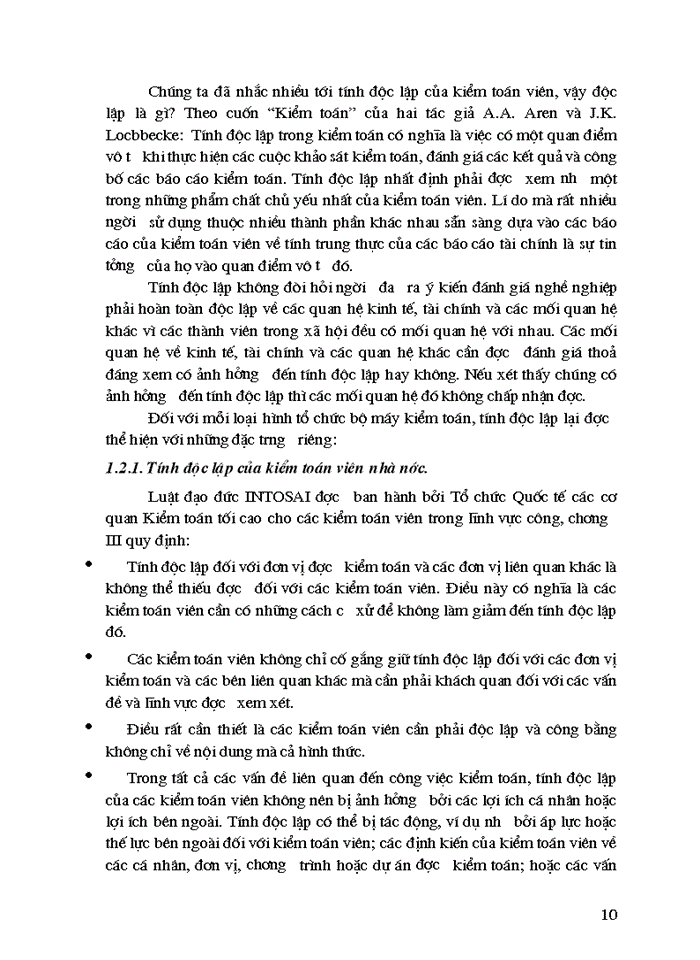 image for page Tính độc lập của kiểm toán viên- lý luận và thực tiễn