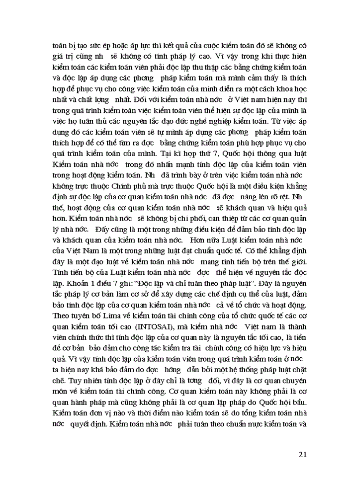 image for page Tính độc lập của kiểm toán viên- lý luận và thực tiễn