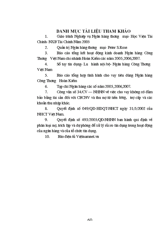 image for page Giải pháp mở rộng và nâng cao hiệu quả tín dụng tiêu dùng tại Ngân hàng Công Thương Việt Nam Chi nhánh Hoàn kiếm