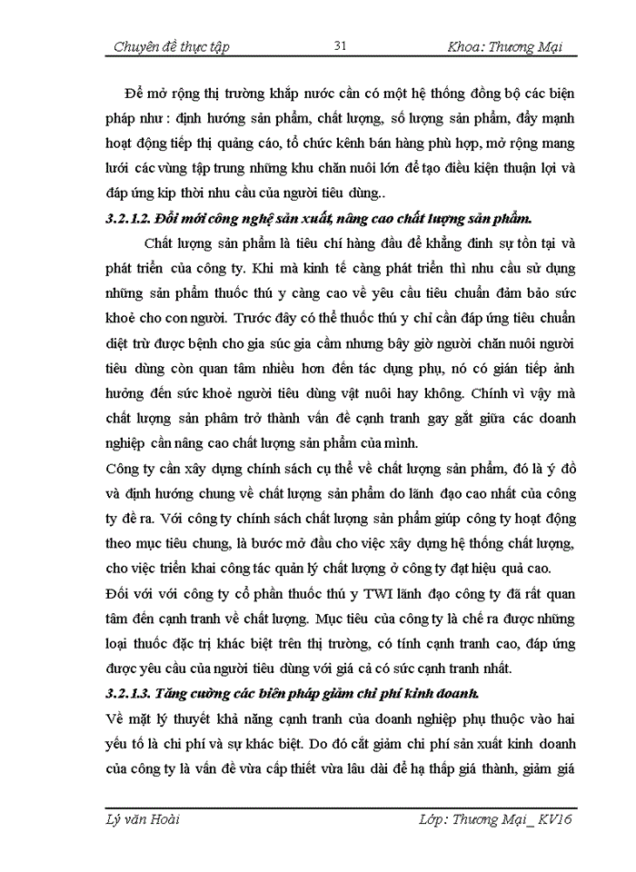 image for page Một số giải pháp nâng cao khả năng cạnh tranh của công ty cổ phần thuốc thú y tw I