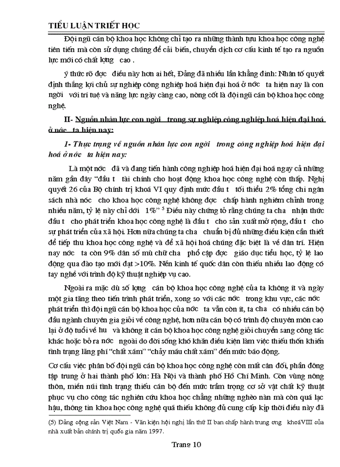 image for page Nguồn nhân lực của con người trong sự nghiệp công nghiệp hoá hiện đại hoá ở nước ta