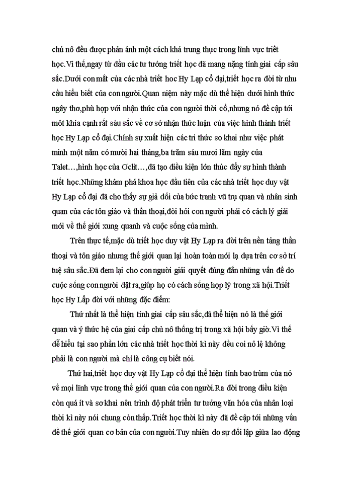 image for page Phân tích giá trị và hạn chế của các nhà triết học duy vật Hy Lạp cổ đại