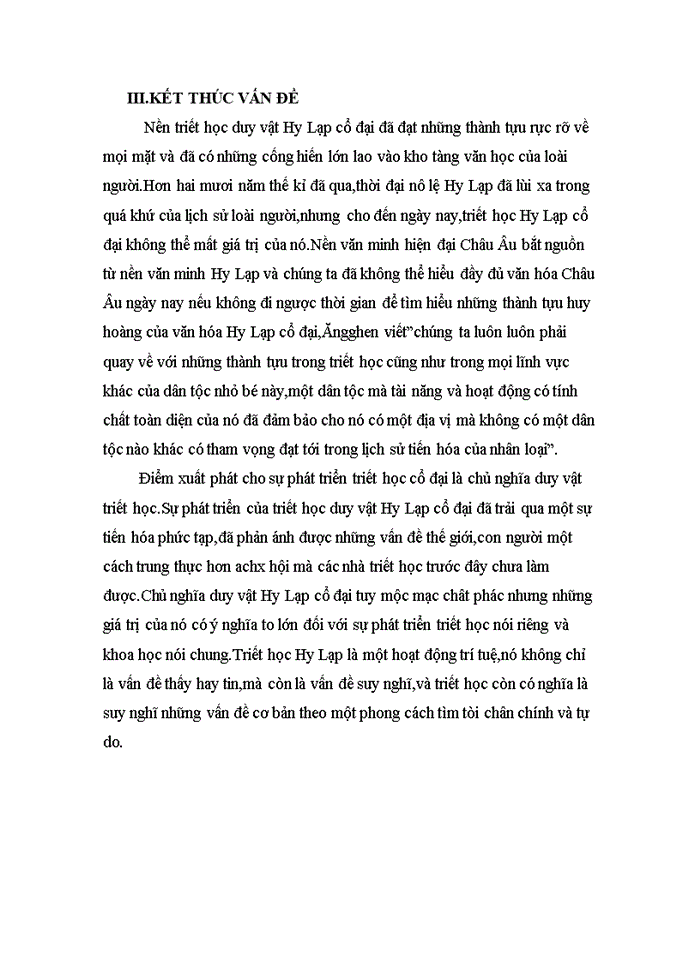 image for page Phân tích giá trị và hạn chế của các nhà triết học duy vật Hy Lạp cổ đại