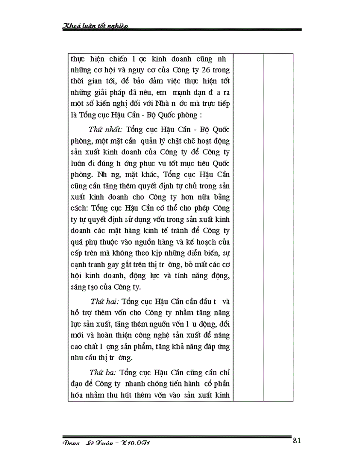 image for page Một số biện pháp góp phần nâng cao hiệu quả của việc xây dựng và thực hiện chiến lược kinh doanh của Công ty 26 - BQP