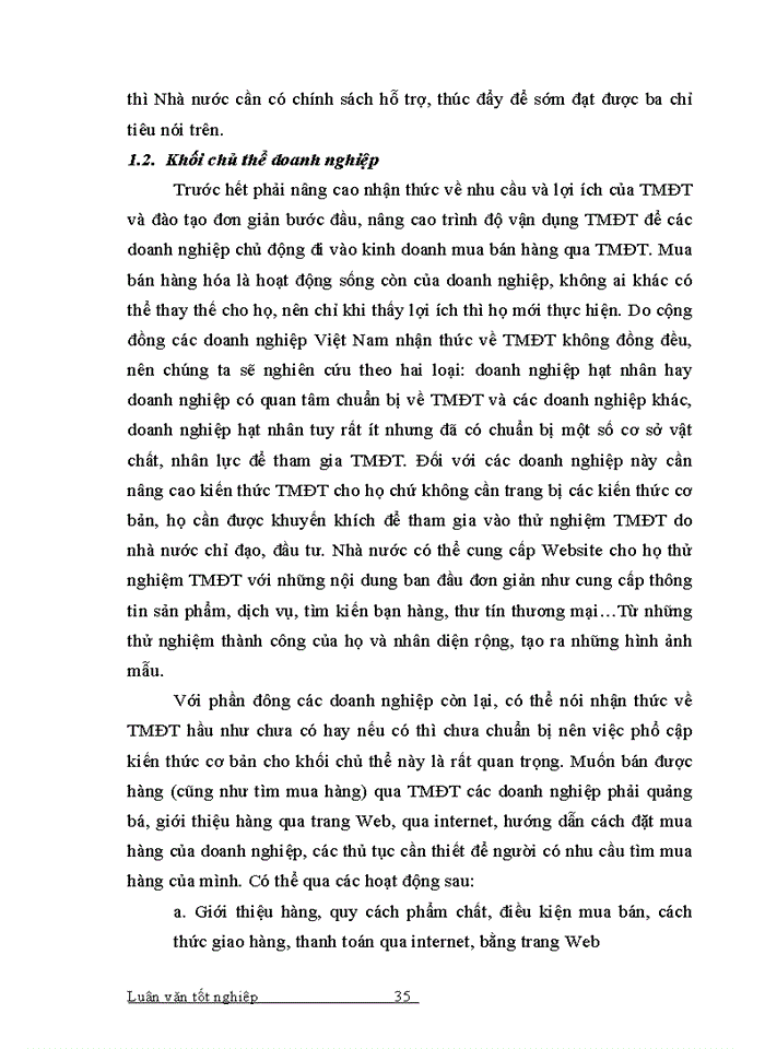 image for page Một số giải pháp phát triển hoạt động bán hàng bằng hình thức thương mại điện tử ở Việt Nam