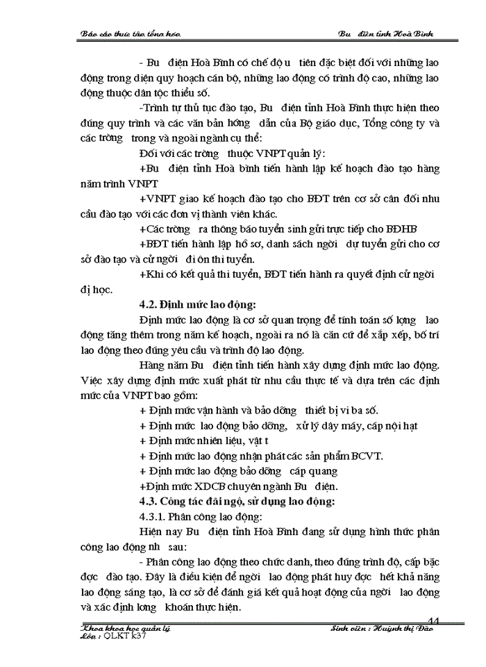 image for page Báo cáo thực tập tại Bưu điện tỉnh Hoà Bình