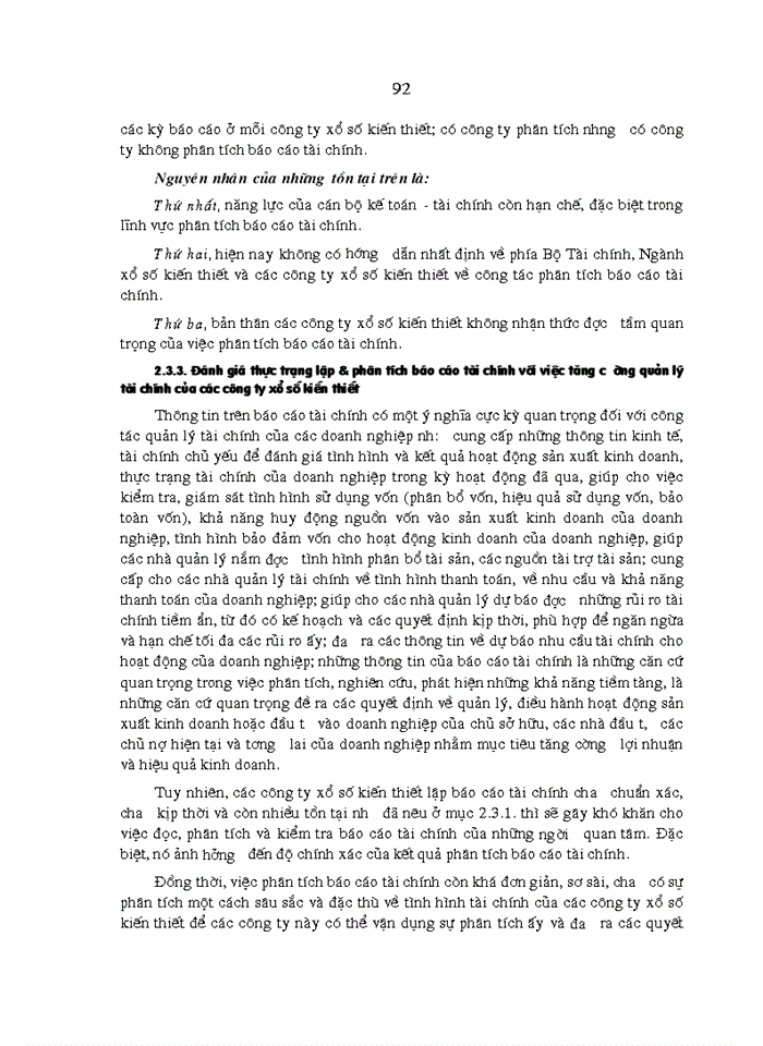 image for page Hoàn thiện lập & phân tích báo cáo tài chính với việc tăng cường quản lý tài chính tại các công ty xổ số kiến thiết