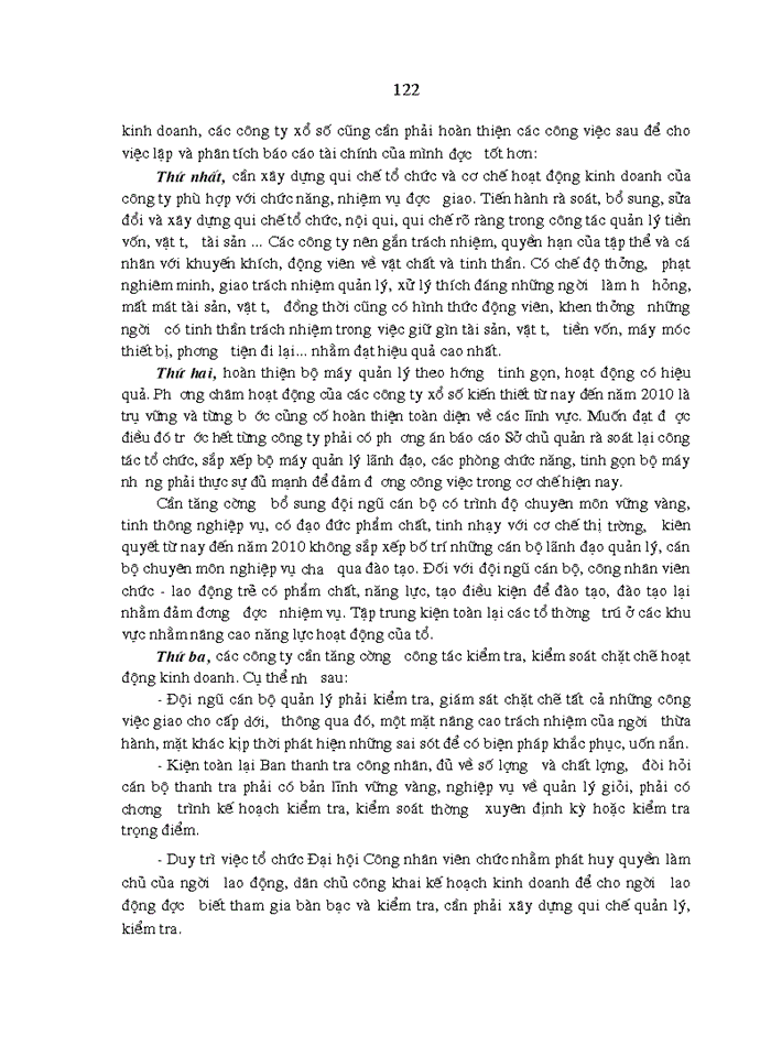 image for page Hoàn thiện lập & phân tích báo cáo tài chính với việc tăng cường quản lý tài chính tại các công ty xổ số kiến thiết