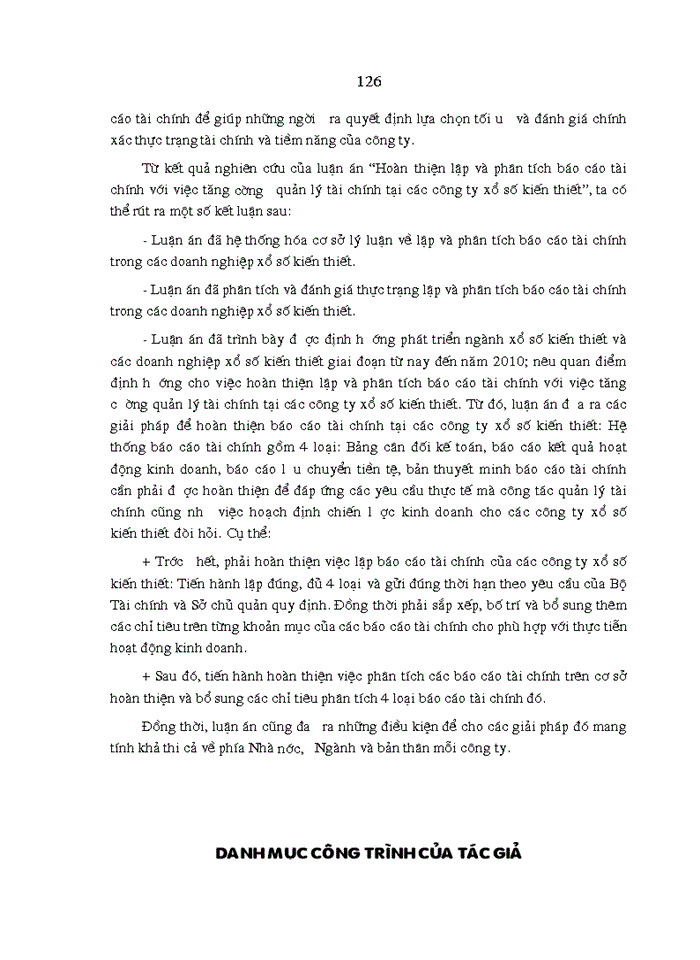 image for page Hoàn thiện lập & phân tích báo cáo tài chính với việc tăng cường quản lý tài chính tại các công ty xổ số kiến thiết