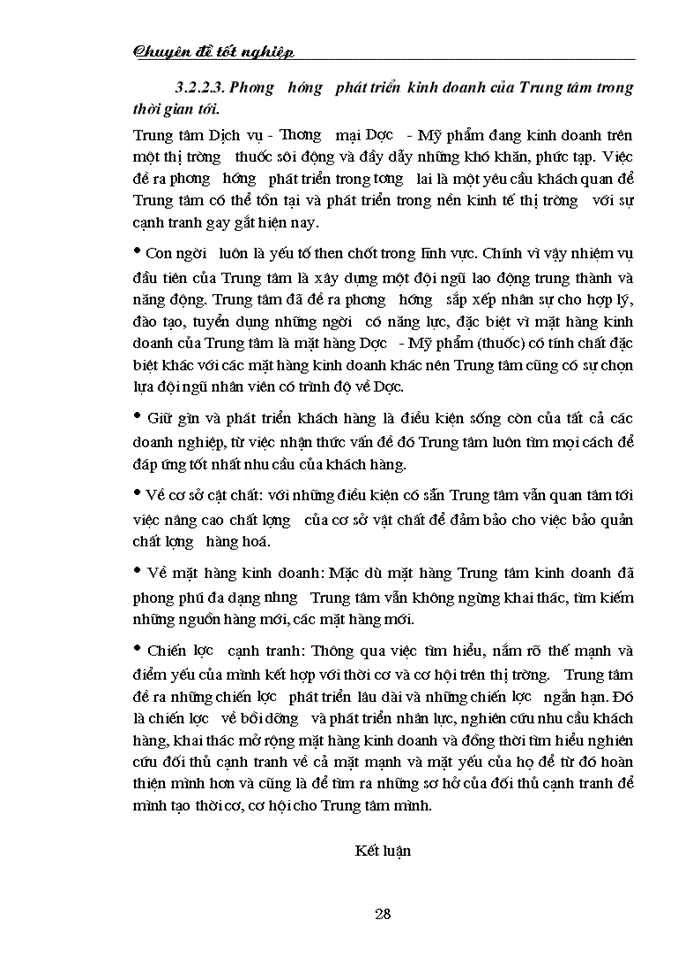 image for page Biện pháp tăng lợi nhuận ở Trung tâm TM dược phẩm - Hà Nội