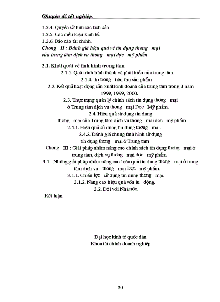 image for page Biện pháp tăng lợi nhuận ở Trung tâm TM dược phẩm - Hà Nội