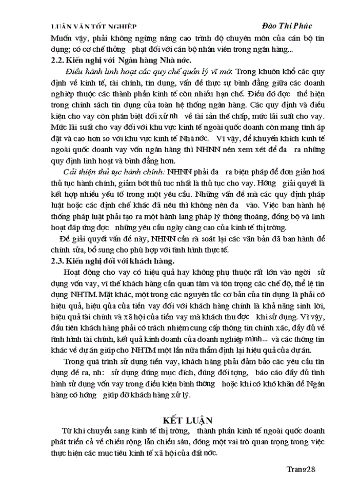 image for page Giải pháp nâng cao chất lượng tín dụng đối với thành phần kinh tế ngoài quốc doanh