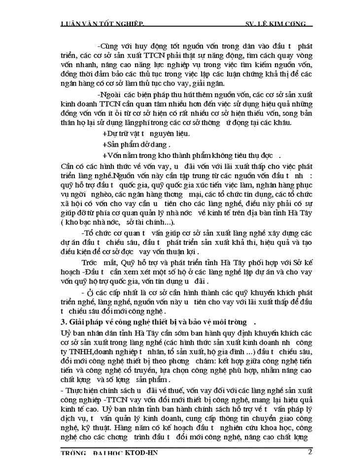 image for page Phương hướng phát triển tiểu thủ công nghiệp (TTCN)