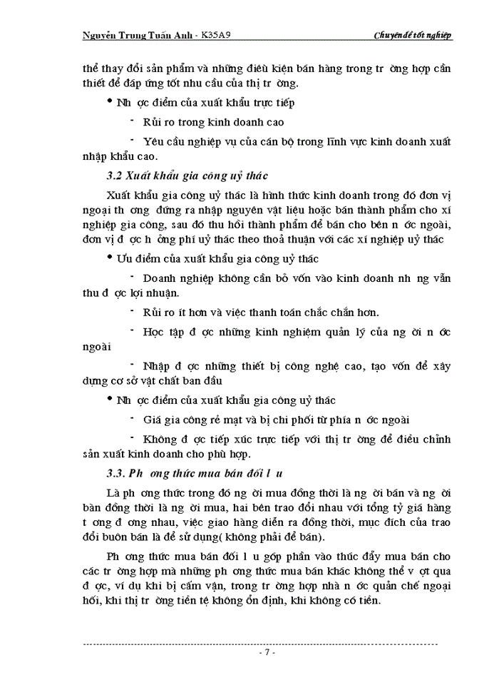 image for page Các biện pháp nhằm nâng cao chất lượng công tác quản trị xuất khẩu ở công ty xuất nhập khẩu thủ công mỹ nghệ ARTEXPORT