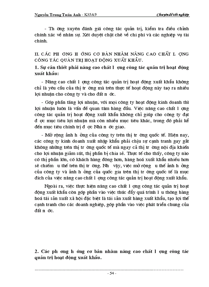 image for page Các biện pháp nhằm nâng cao chất lượng công tác quản trị xuất khẩu ở công ty xuất nhập khẩu thủ công mỹ nghệ ARTEXPORT