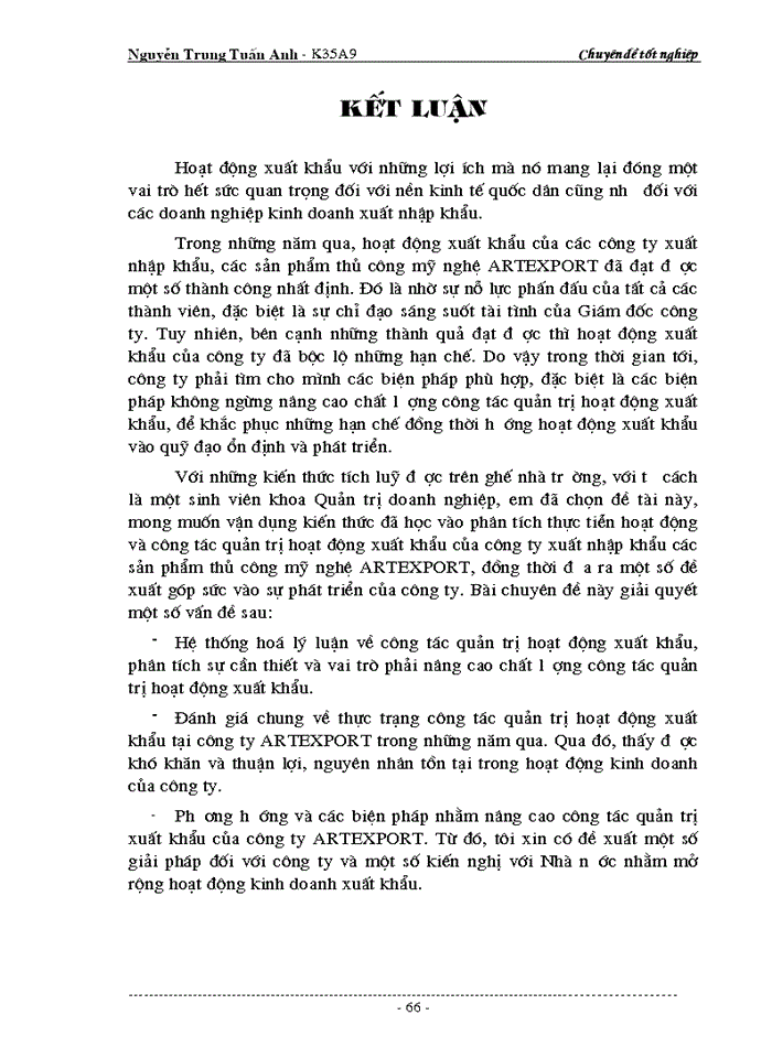 image for page Các biện pháp nhằm nâng cao chất lượng công tác quản trị xuất khẩu ở công ty xuất nhập khẩu thủ công mỹ nghệ ARTEXPORT