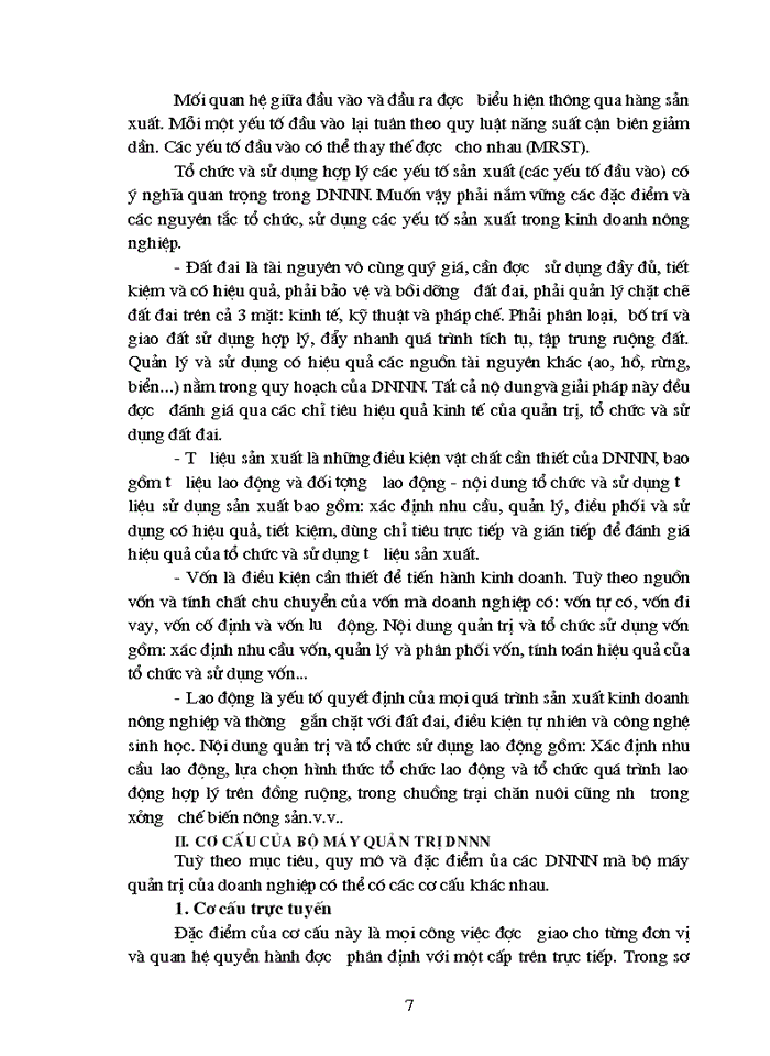 image for page Tổ chức và sử dụng lao động hợp lý rong hđ quản trị bộ máy doanh nghiệp nông nghiệp