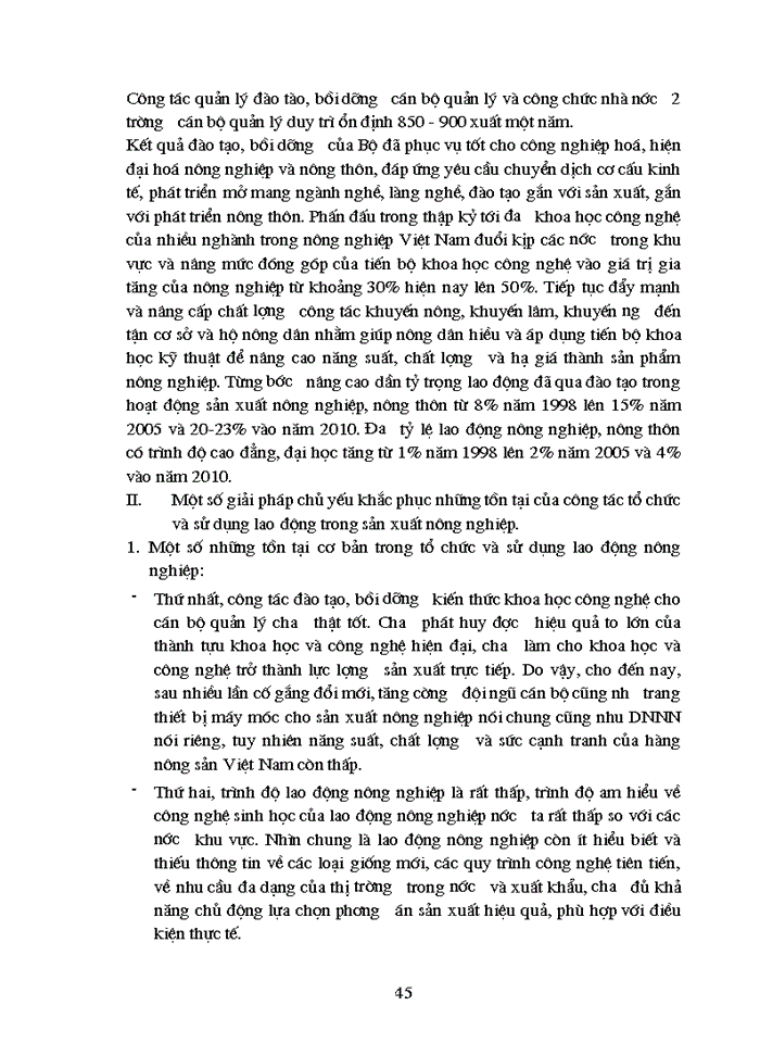 image for page Tổ chức và sử dụng lao động hợp lý rong hđ quản trị bộ máy doanh nghiệp nông nghiệp