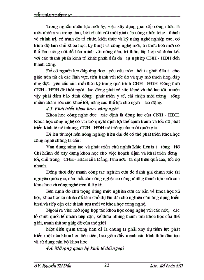 image for page CNH – HĐH và vai trò của nó đối với sự nghiệp xây dựng CNXH ở nước ta hiện nay