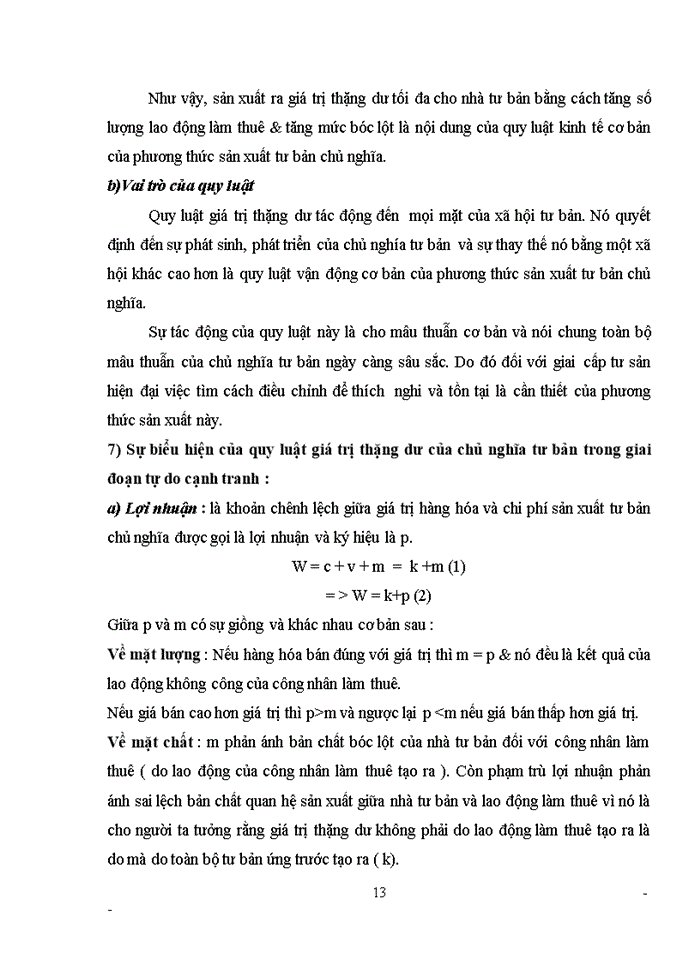 image for page Phân tích học thuyết giá trị thặng dư của C.Mác và chứng minh nó là hòn đá tảng to lớn nhất trong toàn bộ học thuyết kinh tế của C.Mác