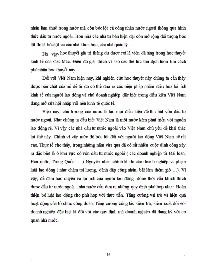 image for page Phân tích học thuyết giá trị thặng dư của C.Mác và chứng minh nó là hòn đá tảng to lớn nhất trong toàn bộ học thuyết kinh tế của C.Mác
