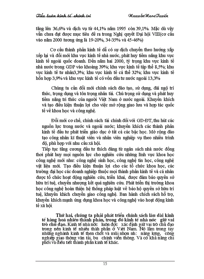 image for page Tăng cường vai trò lãnh đạo của Đảng, nâng cao vai trò năng lực quản lí của nhà nước