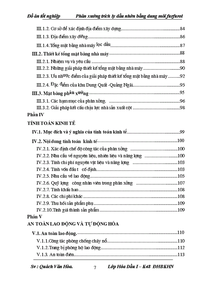 image for page thiết kế phân xưởng trích ly sản xuất dầu nhờn bằng dung môi furfurol năng suất 450.000 tấn/năm