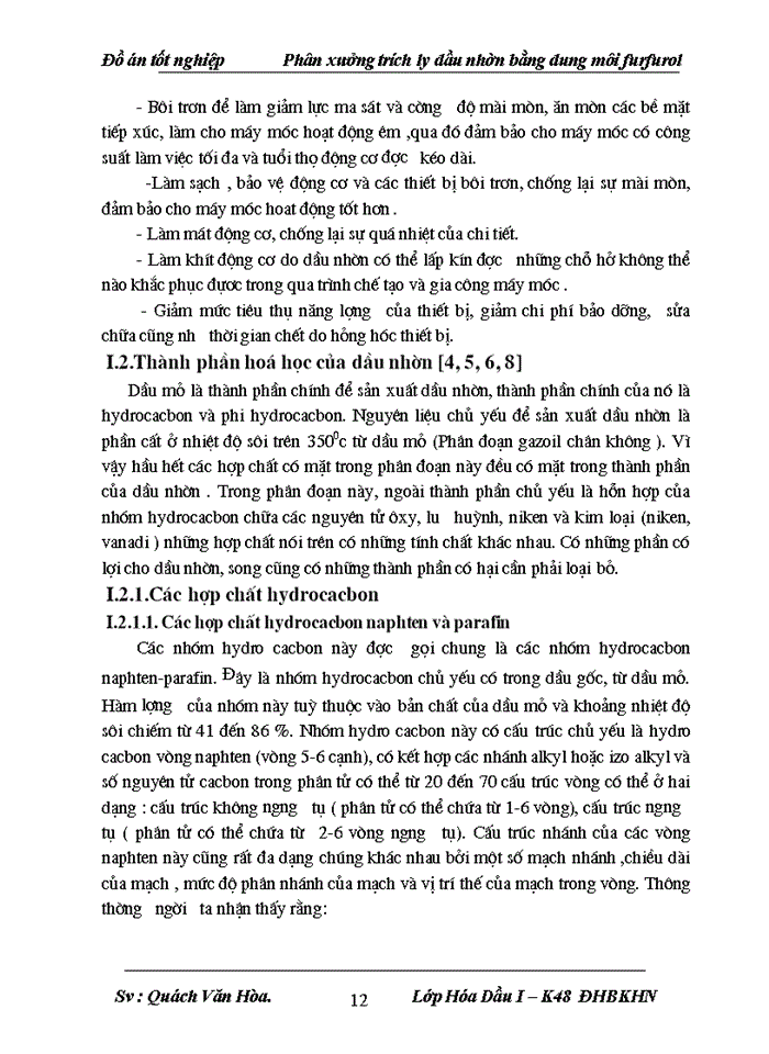 image for page thiết kế phân xưởng trích ly sản xuất dầu nhờn bằng dung môi furfurol năng suất 450.000 tấn/năm