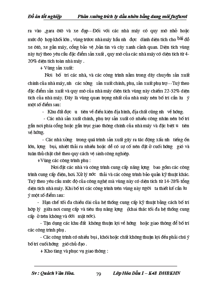 image for page thiết kế phân xưởng trích ly sản xuất dầu nhờn bằng dung môi furfurol năng suất 450.000 tấn/năm