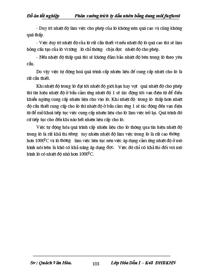 image for page thiết kế phân xưởng trích ly sản xuất dầu nhờn bằng dung môi furfurol năng suất 450.000 tấn/năm