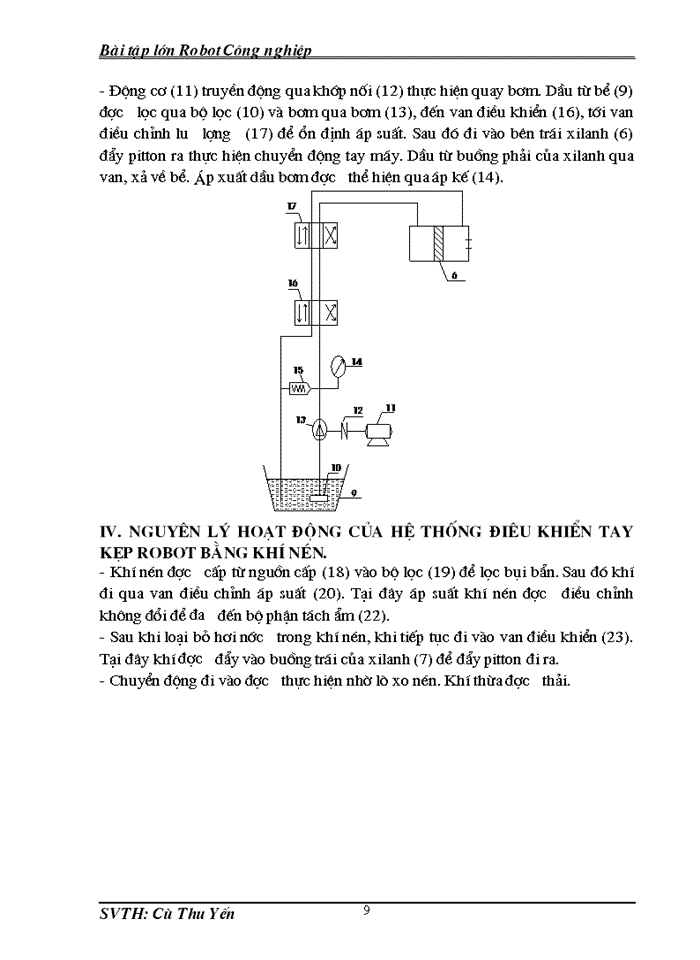 image for page Lập và giải bài toán thuận nghịch để tính vị trí và chuyển vị của tay máy.