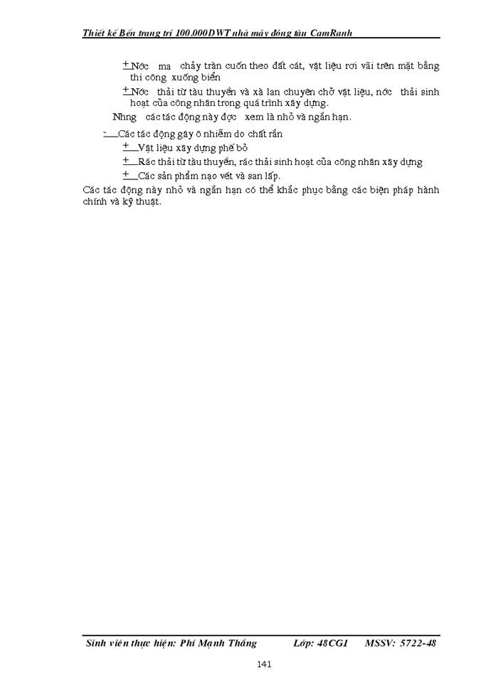 image for page Thiết kế Bến trang trí 100.000DWT nhà máy đóng tàu CamRanh