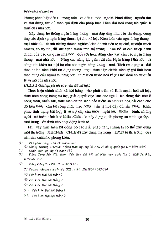 image for page Phân tích tính tất yếu khách quan đặc điểm của kinh tế thị trường đinh hướng XHCN ở Việt Nam và các giải pháp để phát triển nó