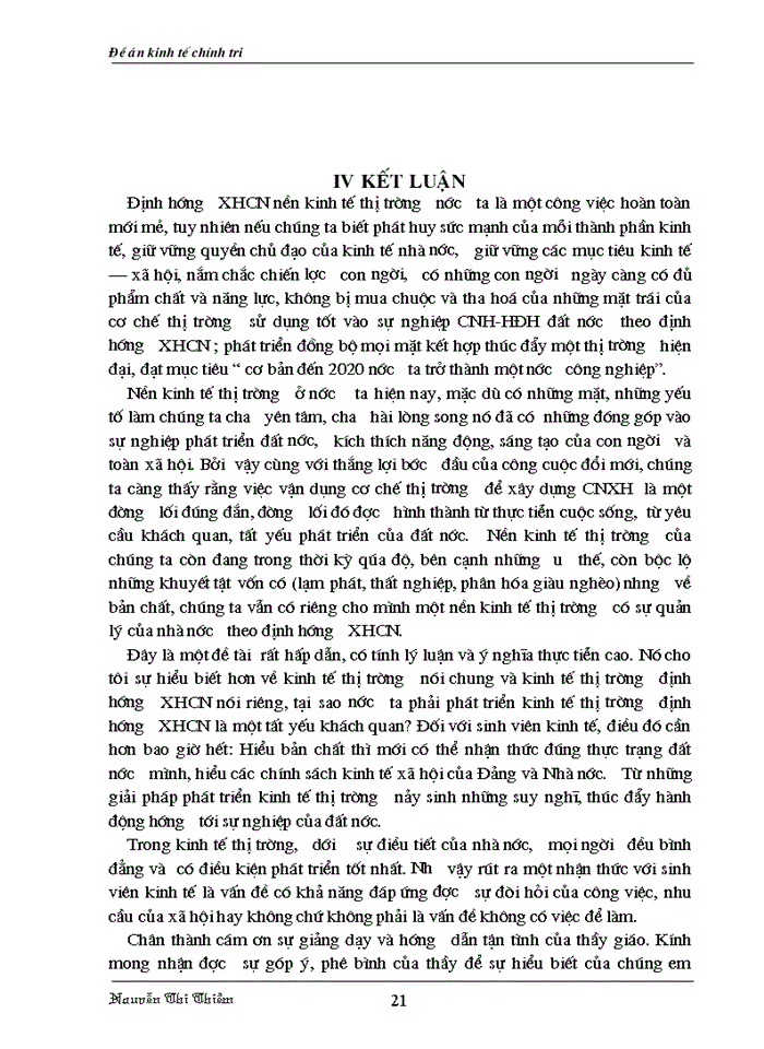 image for page Phân tích tính tất yếu khách quan đặc điểm của kinh tế thị trường đinh hướng XHCN ở Việt Nam và các giải pháp để phát triển nó