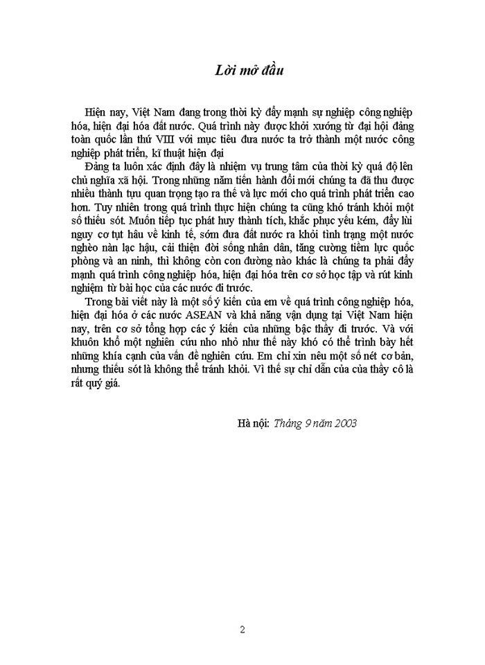 image for page Công nghiệp hóa ở các nước ASEAN và khả năng vận dụng tại Việt Nam