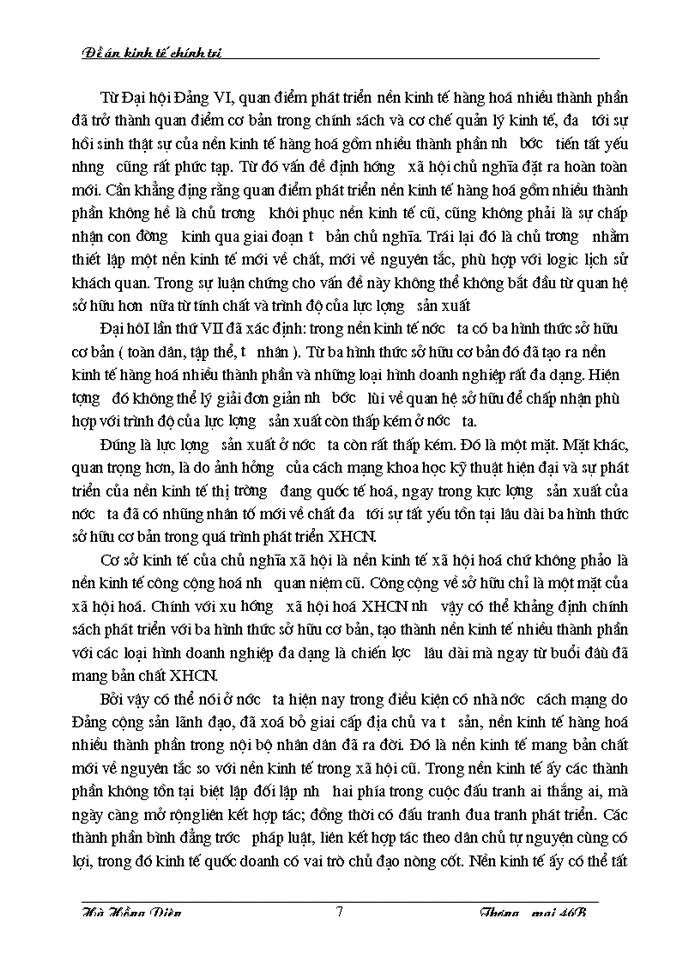 image for page Phương hướng xây dựng nền kinh tế thị trường định hướng XHCN ở Việt Nam.