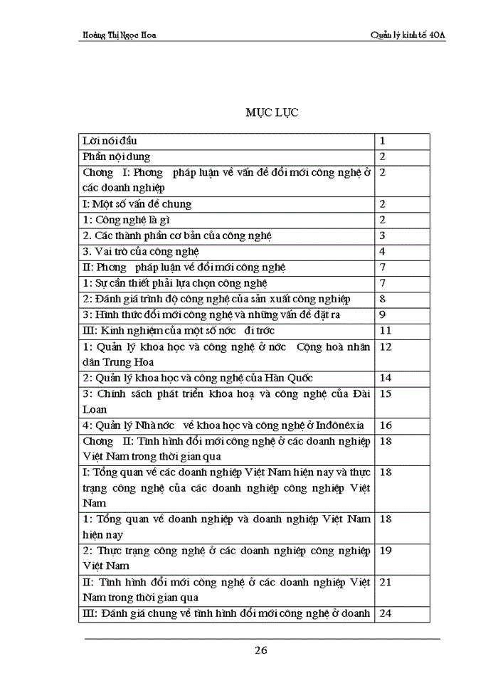 image for page Một số vấn đề về đổi mới công nghệ trong các doanh nghiệp công nghệp ở Việt Nam