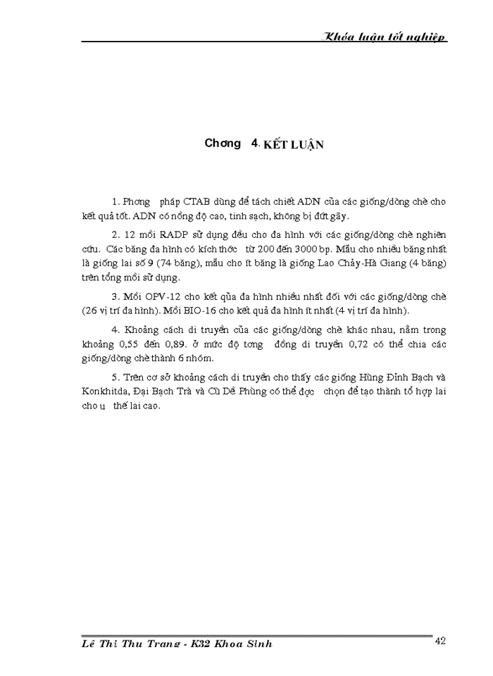 image for page Nghiên cứu đa dạng di truyền các giống/ dòng chè thu thập ở Việt Nam