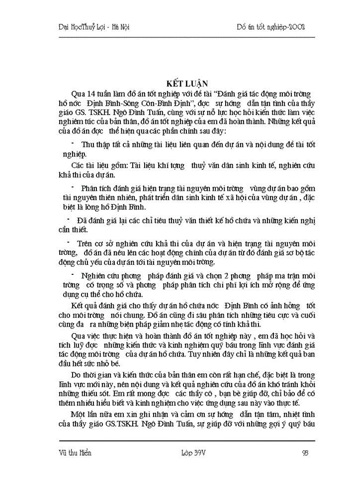 image for page Hướng dẫn đánh giá tác động môi trường các dự án phát triển tài nguyên nước