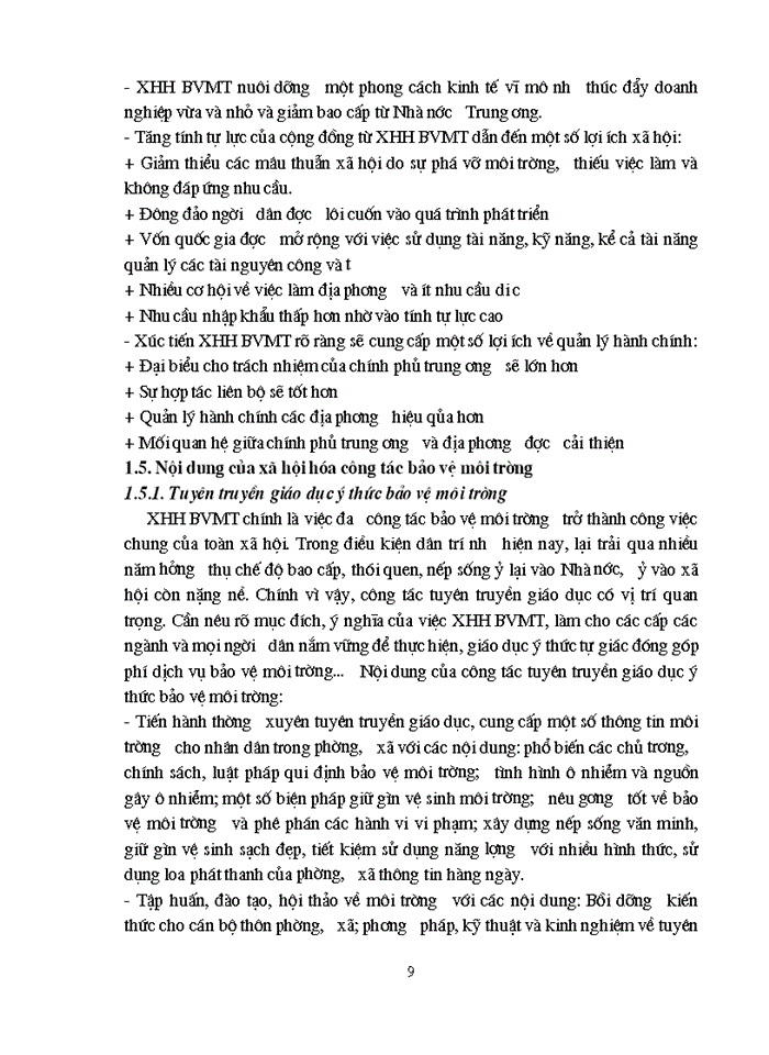 image for page Xã hội hóa công tác bảo vệ môi trường ở ngoại thành hà nội theo mô hình làng xã tự quản ở xã liên hà - đông anh - hà nội