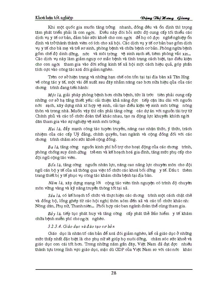 image for page Công tác xoá đói giảm nghèo và các vấn đề môi trường liên quan tại xã Tân Hưng, huyện Sóc Sơn, Thành phố Hà Nội