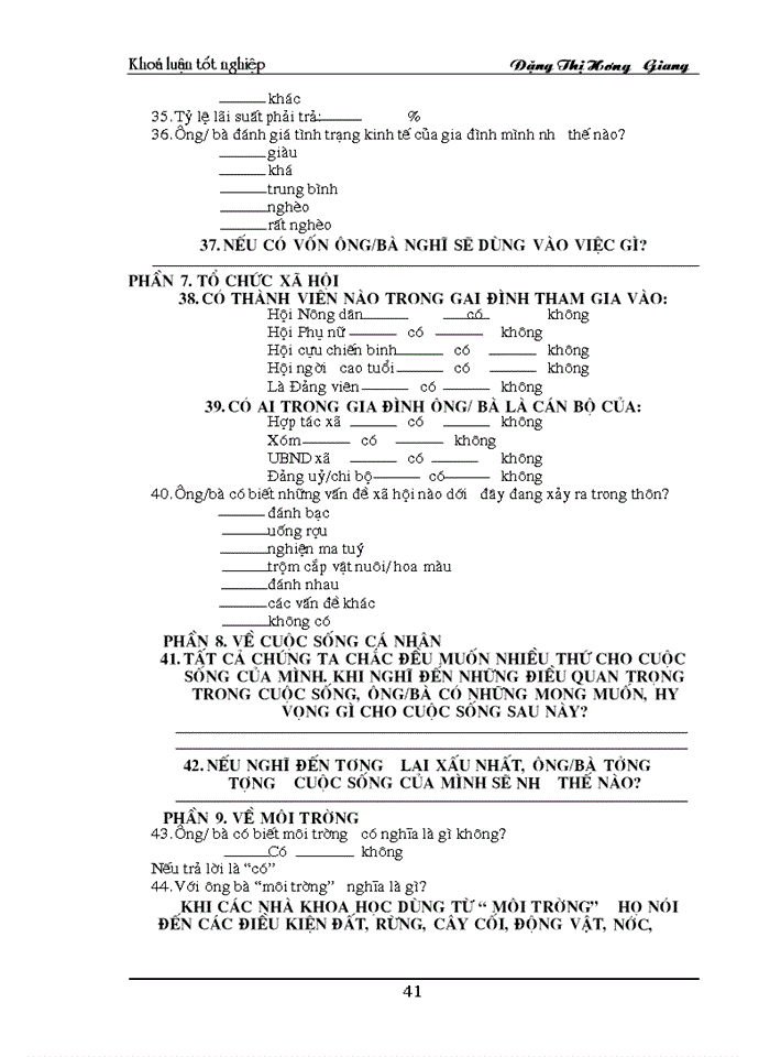 image for page Công tác xoá đói giảm nghèo và các vấn đề môi trường liên quan tại xã Tân Hưng, huyện Sóc Sơn, Thành phố Hà Nội