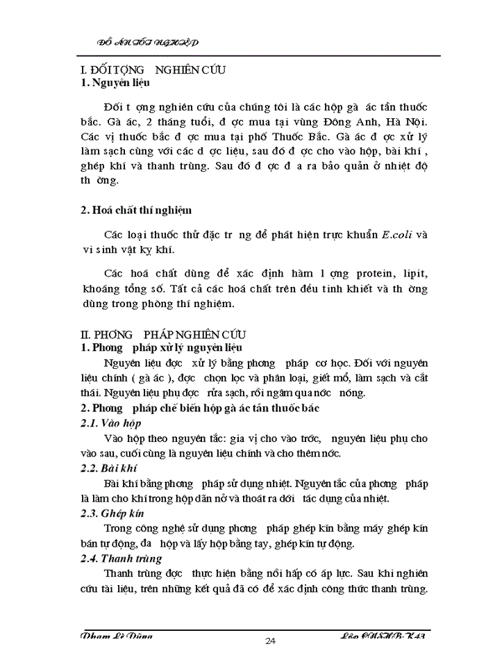 image for page công nghệ chế biến gà ác tần thuốc bắc đóng hộp và theo dõi bảo quản sau 3 tháng