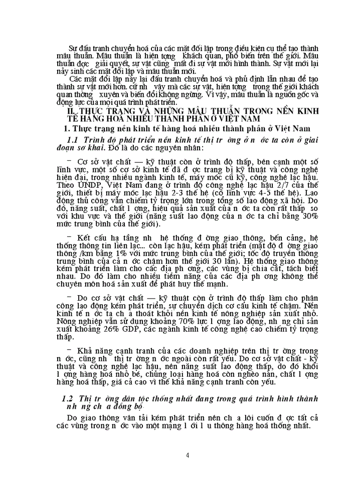 image for page Mâu thuẫn biện chứng trong quá trình xây dựng nền kinh tế hàng hoá nhiều thành phần ở Việt Nam