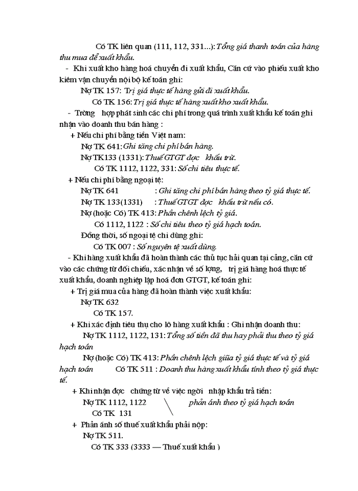 image for page Hoàn thiện  kế toán nghiệp vụ xuất khẩu hàng hoá tại công ty tnhh đầu tư thương mại và xuất nhập khẩu tổng hợp việt khánh
